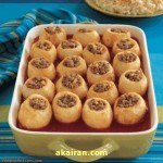 سیب زمینی شکم پر با عدس اسپایسی